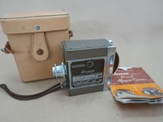 Revere Eight Model 77 Movie Camera,  8mm,  Case,  Stills & Movies