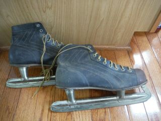 Vintage Men’s Ice Skates Size 11 Nostalgic Winter/christmas Decor