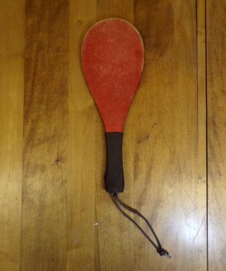 Vintage Jokari Red Wooden Table Tennis/Ping Pong Sports Paddle Racket 2