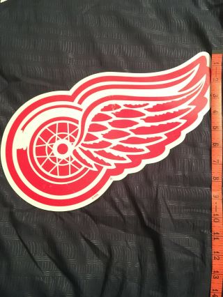 NHL Detroit Red Wings Die Cut Logo Magnet 3
