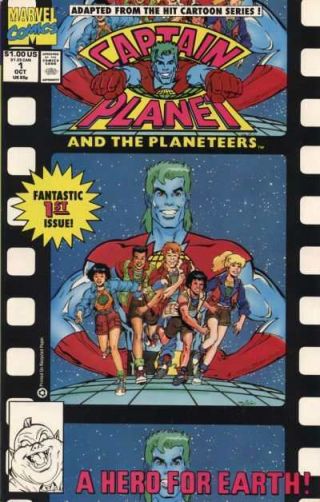 Captain Planet And The Planeteers 1 In Very Fine.  Marvel Comics [ Tc]
