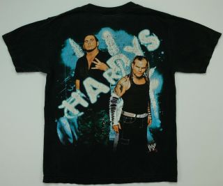 Rare Vtg Hardy Boys Matt Jeff The Hardy Boyz T Shirt 90s 2000s Wwf Wrestling M