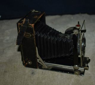 Zeiss Ikon Maximar 207/3 Folding Plate Camera Tessar 4.  5 F = 10.  5cm Lens 1930 