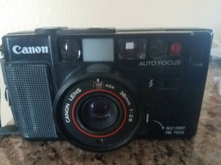 Vintage Canon Af35m Auto Focus Camera With Case