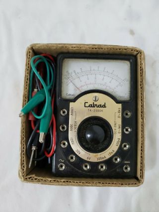 Vintage Calrad Tk - 2500 Electrical Multitester