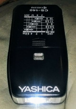 Yashica Kyocera Cs - 140 Shoe Mount Flash Out Of Box