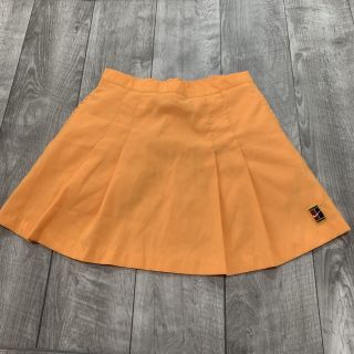 Rare Vintage Nike Court Challenge Womens Tennis Orange Skirt Size Medium 10 Euc