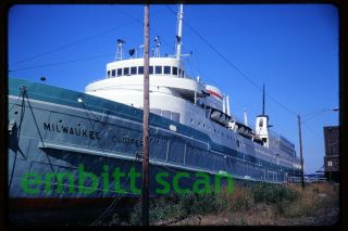 Slide,  Great Lakes Passenger Ship Ss Milwaukee Clipper,  1971