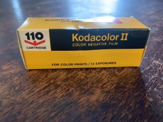 June 1982 Kodak Kodacolor Ii 110 Cartridge Color Negative Film C110 - 12 Exposure