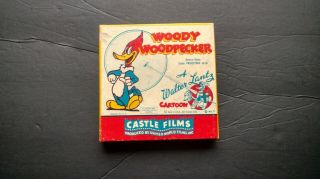 Woody Woodpecker 8mm Cartoon Castle Films 505 Indian Whooppee