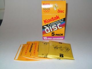Vintage/expired Kodak Kodacolor Vr Color Print Disc Film 2 Discs/30 Exposures