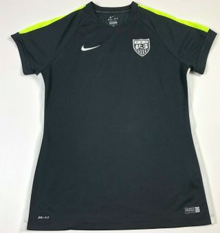 Uswnt Nike Women’s United States Soccer Training Jersey Usa Us Black Large