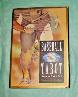 Baseball Tarot Cards And Book Set Mark Lerner Laura Philips 1999 Vintage Dark