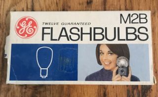 Ge M2b Flashbulbs 9 Of 12 Bulbs Box