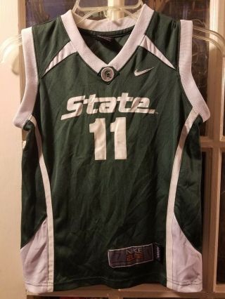 Michigan State Spartans Nike Elite Basketball Jersey 11 Size 7 March Madness