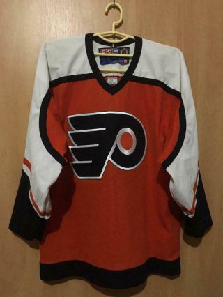 Nhl Philadelphia Flyers Usa Ice Hockey Shirt Jersey Maglia Vintage Ccm 88