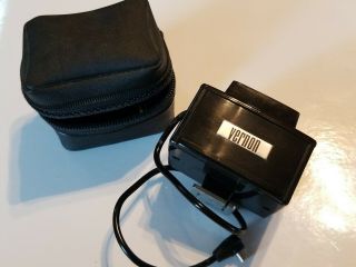 Vernon Camera Cube Flash Attachment Adapter With Cord & Holder With Case Japan