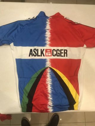 Eddy Merckx ASLK CGER Vintage Cycling Jersey Giordana XL 2