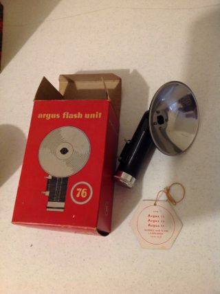Argus Folding Fan Flash Unit No.  76 Vintage