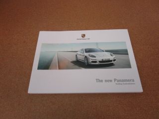 2014 Porsche Panamera S 4s Turbo Gts Sales Brochure 152 Page Dealer Literature