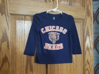 Nfl Chicago Bears Long Sleeve Shirt 2t