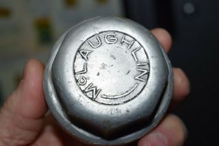 Antique Canadian Mclaughlin 3 Grease Cap Hubcap Cover Axle Nuts Carriage Co