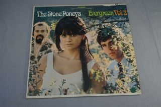Vintage The Stone Poneys Evergreen Vol.  2 33 1/3 Rpm Record Album