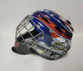 Franklin Nhl Washington Capitals Full Size Goalie Mask Street Hockey Helmet