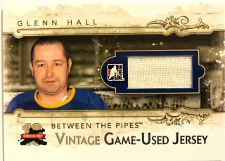 2011 - 12 Between The Pipes Vintage Game - Jersey Silver Glenn Hall /9 Vm - 05