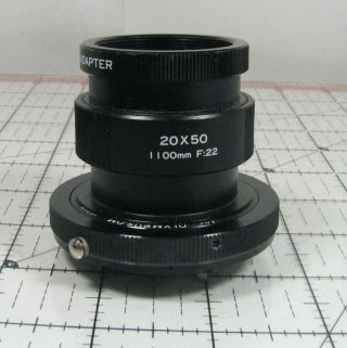 Microscope Photo Adapter For Olympus Om 25x60 1350mm F23 20x50 1100mm F22