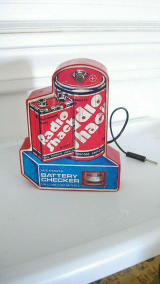 Vintage Radio Shack Battery Checker 22 - 098 Korea