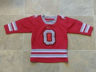 Ohio State Buckeyes Nike Hockey Jersey Size 2t Red Ncaa Toddler