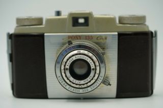 Vintage Camera Kodak Pony 135 Model C Camera Eastman Kodak Anaston Lens Flash300