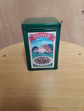 Vintage Nestle Toll House Cookie Tin 1970s Limited Edition Four Seasons
