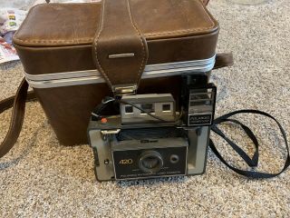 Vintage 420 Polaroid Automatic Land Camera With Case