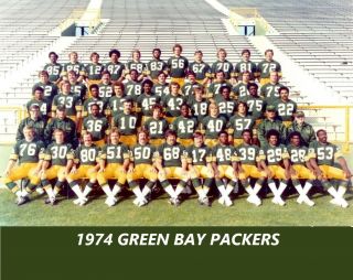 1974 Green Bay Packers 8x10 Team Photo Football Nfl Picture