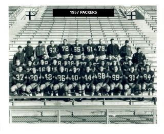 1957 Green Bay Packers 8x10 Team Photo Football Nfl Picture