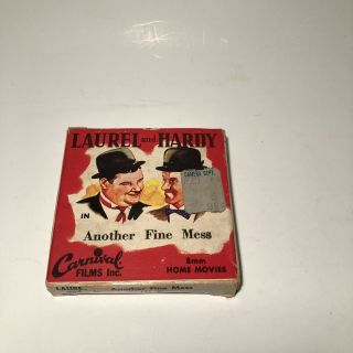 Vintage Carnival Films 3 Inch Reel 8mm Movie Laurel And Hardy: Another Fine Mess