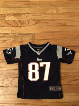 Rob Gronkowski England Patriots Nfl Players Nike On Field Toddler Jersey 3t