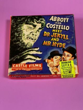 Abbott And Costello Meet Dr Jekyll And Me Hyde 8 Mm Film