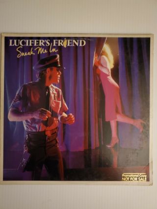 Lucifer’s Friend Vinyl Lp Promo Disc,  Vg Jacket Sneak Me In Vintage Rock