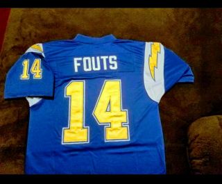 Mitchell & Ness San Diego Chargers 1984 Dan Fouts Throwback Jersey 48 Grt Cond