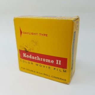 Vintage Kodachrome Ii Color Movie Film For Double 8mm Roll Cameras Daylight Type