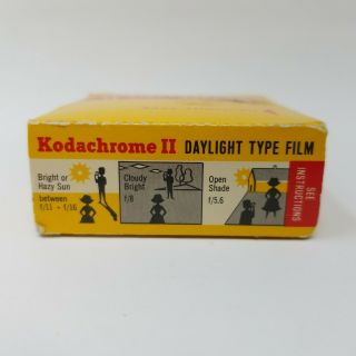 Vintage Kodachrome II Color Movie Film for Double 8mm Roll Cameras Daylight Type 3