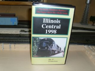 Big E Productions Vhs Video: Ic Illinois Central 1998 - 90 Minutes