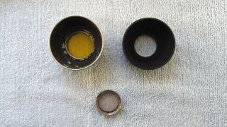 Lens Attachments For Eumig 8mm Electric Movie Camera (with Leather Cases)