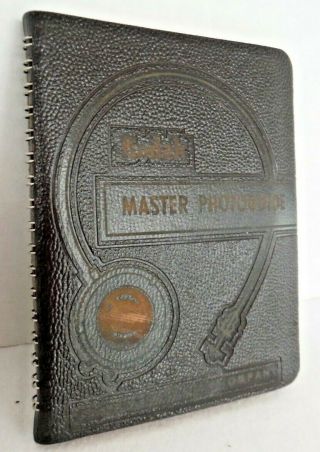 Kodak Master Photoguide Book Guide Reference 1957 1st Printing Edition