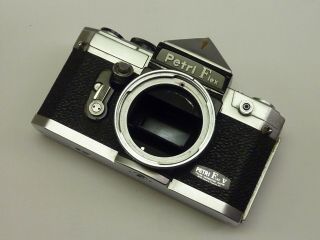 Vintage Petri Flex V Slr Camera Body For Repair Or Parts