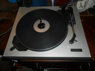 Vtg Bsr Realistic Lab 89 Automatic 2 - Speed Turntable W/dust Cover & Adc Sx - 5 Car