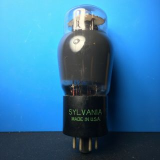 Sylvania 6l6ga Tube,  Smoked Coke Bottle,  Bottom D Getter,  1953,  Tests Nos